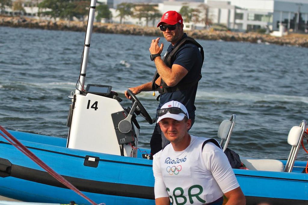 Current World Champion - Giles Scott (GBR) after day 1 in the Finn class © Richard Gladwell www.photosport.co.nz